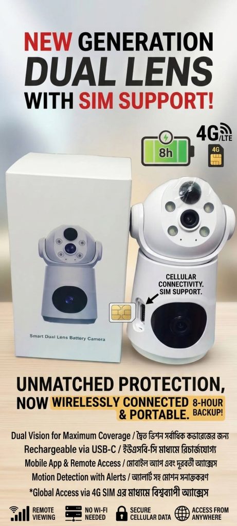 Rechargeable Dual Lance Camera (Sim Support)